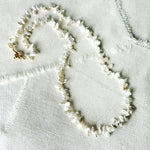 Elegant Pearl Necklace with 14Kt Gold Clasp