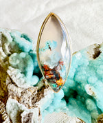 Confetti Gem Silica Ring 14kt Gold & Sterling Silver