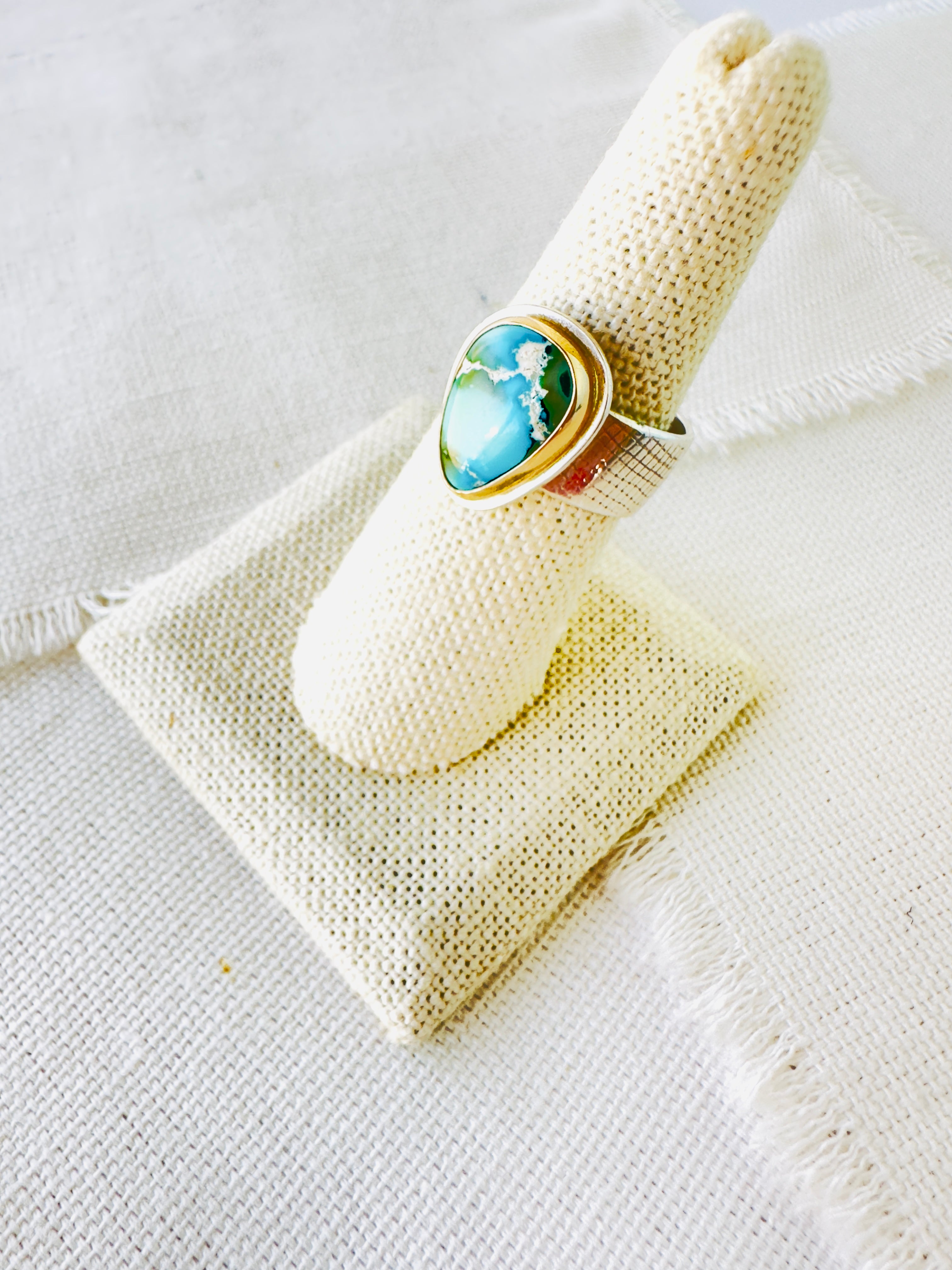 Sonoran Gold Turquoise Ring