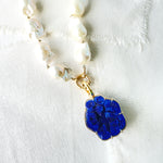Elegant Blue Gemstone Pendant
