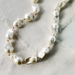 Elegant Pearl Necklace with 14Kt GOLD clasp