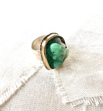 Natural Australian Chrysoprase hand carved frog and perfect reminder of the tropical climate of Hawaii.  