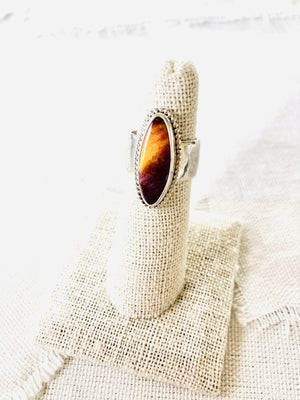 Purple Spiny Oyster Shell Ring