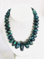 Hubei Green Turquoise Statement Necklace