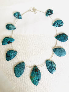 Stunning Turquoise Necklace, Unique Turquoise Necklace