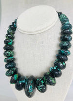 Hubei Green Turquoise Statement Necklace